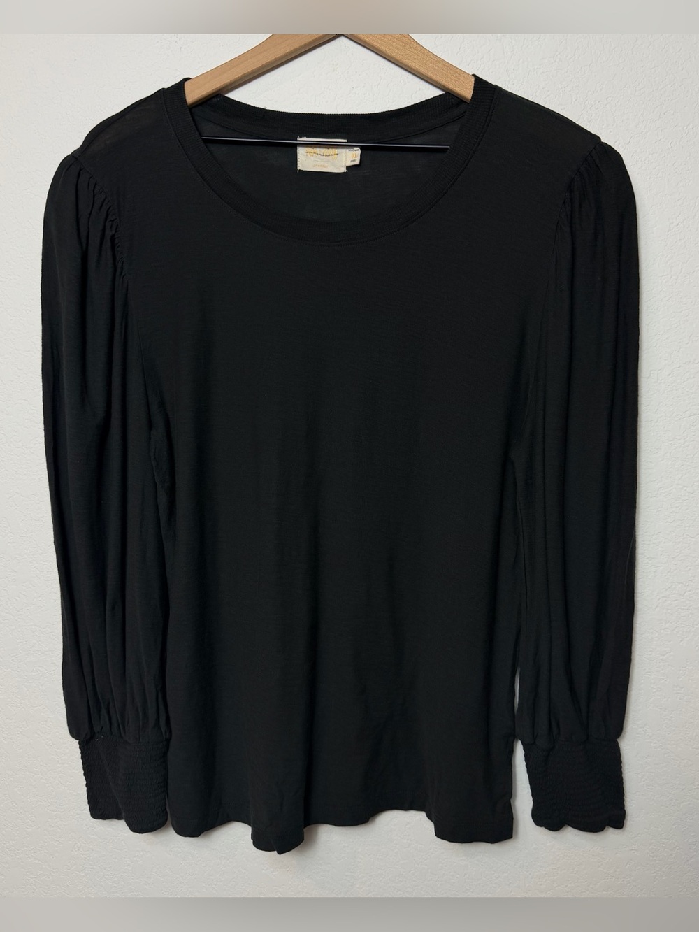 NATION LTD Black Long Sleeve Top Size XL